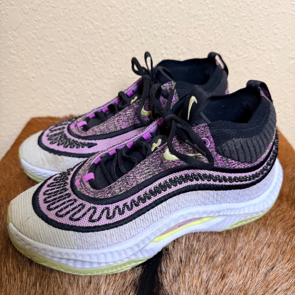 Nike Cosmic Unity 3 DV2757-500 Mens 8 Basketball Shoes rush Fuschia Lemon Twist
